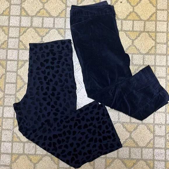 Two EUC velour, capris, one Ann Taylor/ one A.N.A - Picture 1 of 16